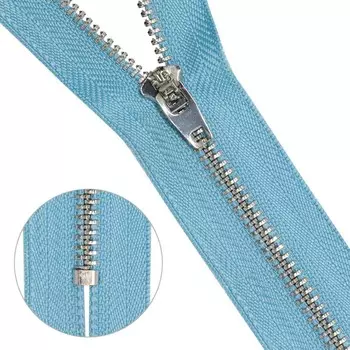 Молния джинсовая, неразъёмная, Т4 , размер 16 см (546 лаванда)