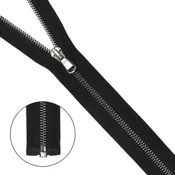 Молния металлическая, разъёмная, Т5, размер 75 см (580 чёрный)