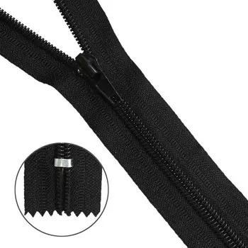 Молния обувная, Т7 , размер 45 см (580 чёрный), 10 шт. в наборе