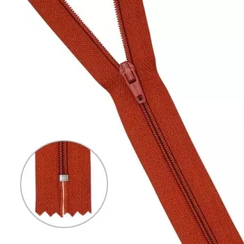 Молния пластиковая №3, 20 см, 10 шт в уп.