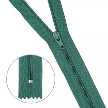 Молния пластиковая №3, 20 см, 10 шт в уп.