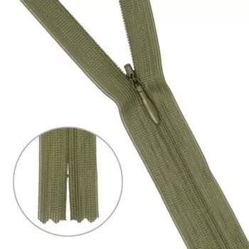 Молния потайная №3, 20 см, 10 шт в уп.