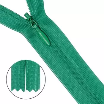 Молния потайная №3, 50 см, 10 шт в уп.