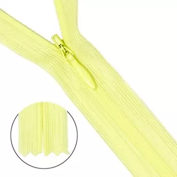 Молния потайная №3, 50 см, 10 шт в уп.