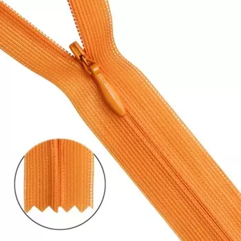 Молния потайная №3, 50 см, 10 шт в уп.