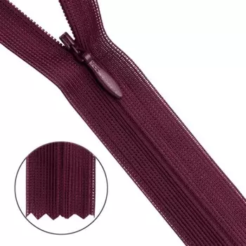 Молния потайная №3, 50 см, 10 шт в уп.