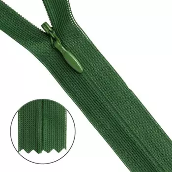 Молния потайная №3, 50 см, 10 шт в уп.