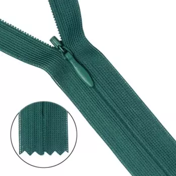 Молния потайная №3, 50 см, 10 шт в уп.