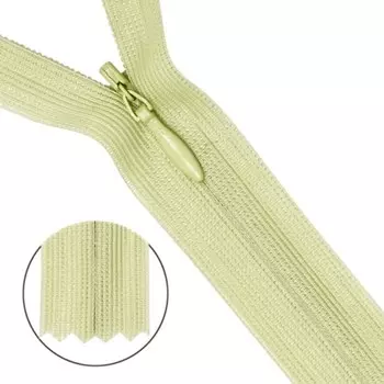 Молния потайная №3, 50 см, 10 шт в уп.