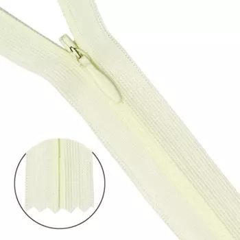 Молния потайная, неразъёмная, Т3, размер 50 см 31297/50