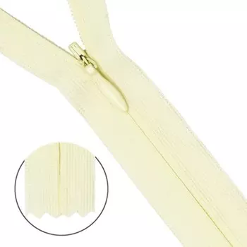 Молния потайная, неразъёмная, Т3, размер 50 см 31298/50