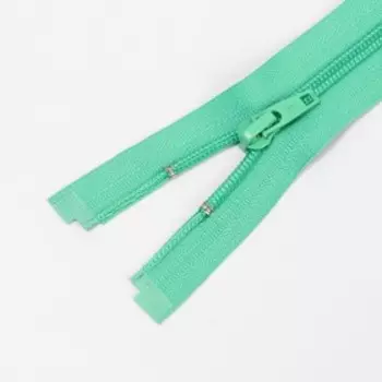 Молния разъёмная «Спираль», №5, замок автомат, 60 см, цвет мятный