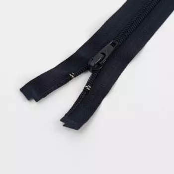 Молния разъёмная «Спираль», №5, замок автомат, 60 см, цвет тёмно-синий