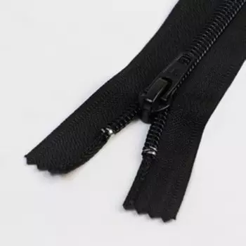 Молния «Спираль», №7, разъёмная, 2 бегунка, замки автомат, 110 см, цвет чёрный