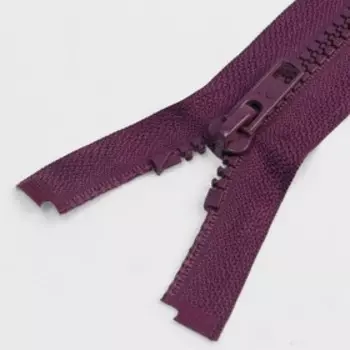 Молния «Трактор», №5, разъёмная, 30 см, цвет пурпурный