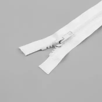 Молния «Трактор», №5, разъёмная, замок автомат, 60 см, белая