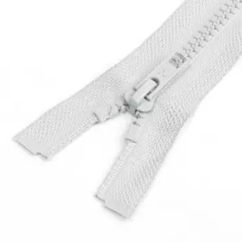 Молния разъёмная «Трактор», №5, замок автомат, 60 см, цвет серебристо-серый