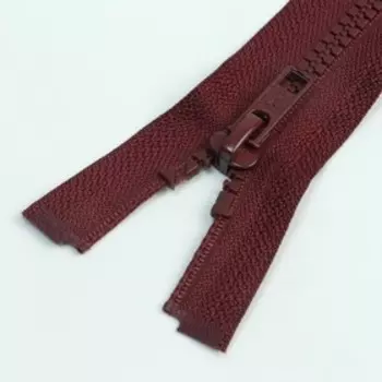 Молния разъёмная «Трактор», №5, замок автомат, 80 см, цвет бордовый