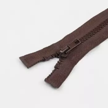 Молния «Трактор», №5, разъёмная, замок автомат, 90 см, коричневая