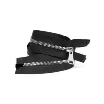 Молния тракторная №5, разъёмная, длина 65 см, цвет чёрный