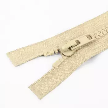 Молния «Трактор», №8, разъёмная, замок автомат, 100 см, бежевая
