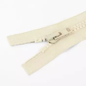 Молния «Трактор», №8, разъёмная, замок автомат, 100 см, слоновая, кость