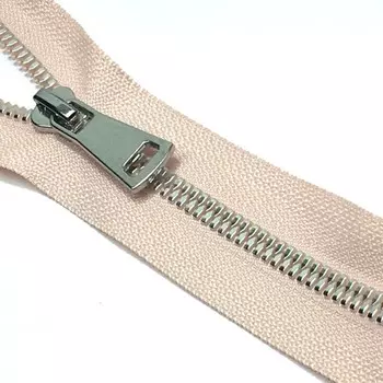 Молния тракторная №5, разъёмная, длина 75 см, цвет пыльная роза