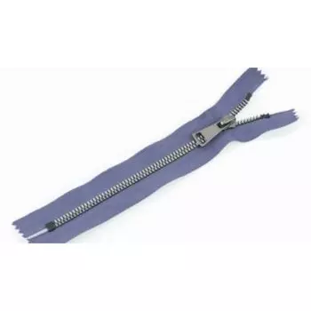 Молния тракторная №5, неразъёмная, длина 18 см, цвет сливовый