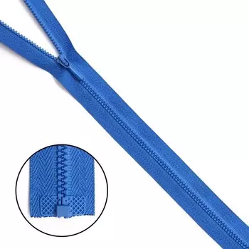 Молния тракторная, Т0 (4,5 мм), 1 замок, размер 65 см (090 василёк)