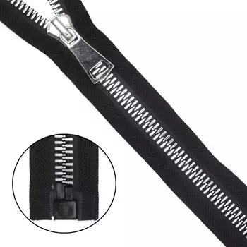 Молния тракторная, Т10 1 замок, декоративное звено, размер 70 см