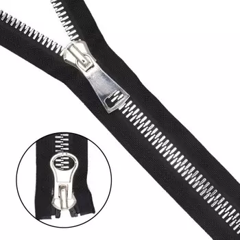 Молния тракторная, Т10 2 замка, декоративное звено, размер 100 см