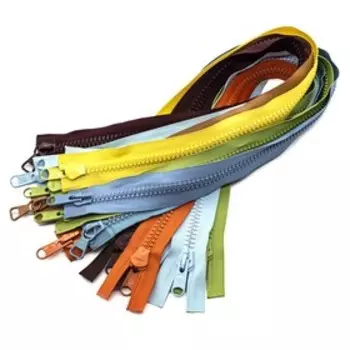 Молния тракторная, Тип 20 (8 мм), 2 замка, размер 65 см (ассорти)