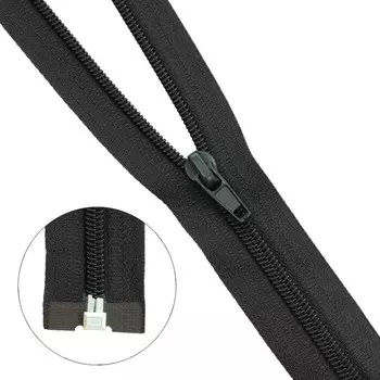 Молния витая, Т5, 1 замок, размер 70 см (917 тёмно-коричневый), 10 шт. в наборе