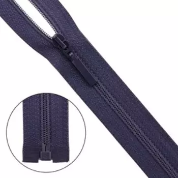 Молния витая, Т6, 1 замок, размер 85 см (867 фиолетовый)