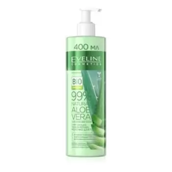 Молочко для тела Eveline 99% Natural, Aloe Vera, смягчающее увлажняющее 3 в 1, 400 мл
