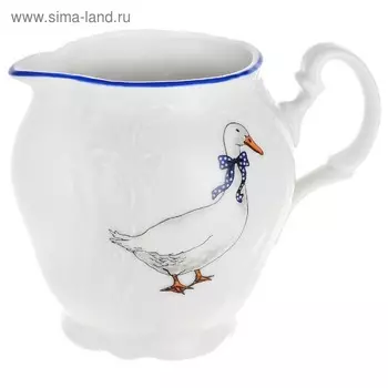 Молочник Bernadotte, декор «Гуси», 180 см
