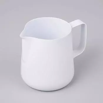 Молочник-питчер, 600 мл, 201 сталь, цвет белый