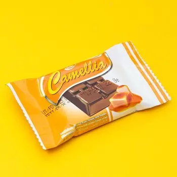 Молочный Шоколад Camellia с карамельным кремом 22г