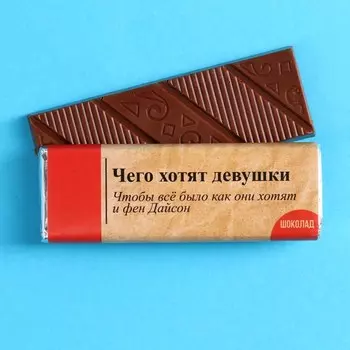 Молочный шоколад «Чего хотят женщины» , 20 г.