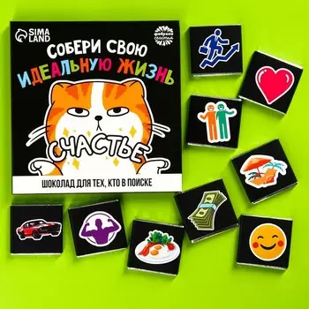 Молочный шоколад «Идеальная жизнь», 9 шт. х 5 г.