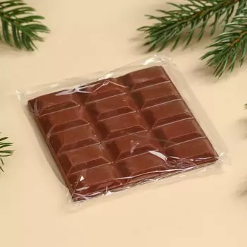 Молочный шоколад «Новый год время чудес» с блёстками, 50 г.