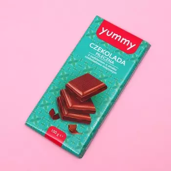 Молочный шоколад с мятной начинкой, 100 г