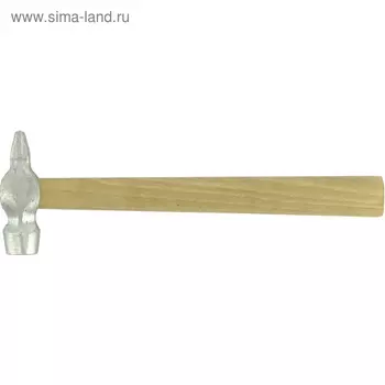 Молоток 10238, слесарный, круглый боек, деревянная рукоятка, 200 г