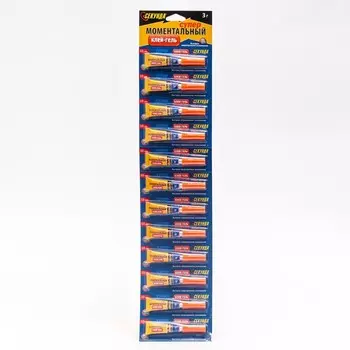 Моментальный клей-ГЕЛЬ «СЕКУНДА» 3 г