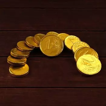 Монеты шоколадные Only из молочного шоколада, 100 г