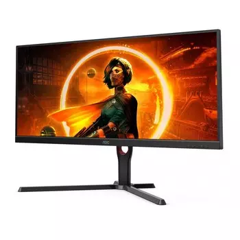 Монитор AOC 34" Gaming U34G3XM/EU черный/красный VA LED 1ms 21:9 HDMI матовая HAS Piv 300cd 100462