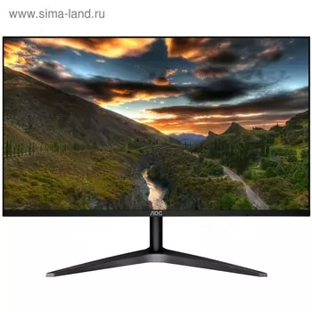 Монитор AOC Value Line 24B1H(00/01) 23.6", MVA, 1920x1080, 60Гц, 5мс, VGA, HDMI, чёрный