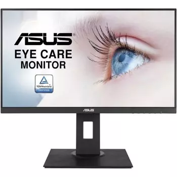 Монитор Asus VA24DQLB, 23.8", IPS, 1920x1080, 75Гц, 5мс, D-Sub, HDMI, DP, 3.5 мм, чёрный