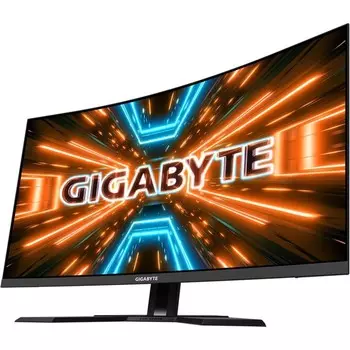 Монитор Gigabyte 31.5" M32QC черный VA LED 1ms 16:9 HDMI HAS 350cd 178гр/178гр 2560x1440 165 10046