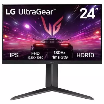 Монитор LG 23.8" UltraWide 24GS65F-B черный IPS LED 16:9 HDMI матовая HAS 300cd 178гр/178гр 107990